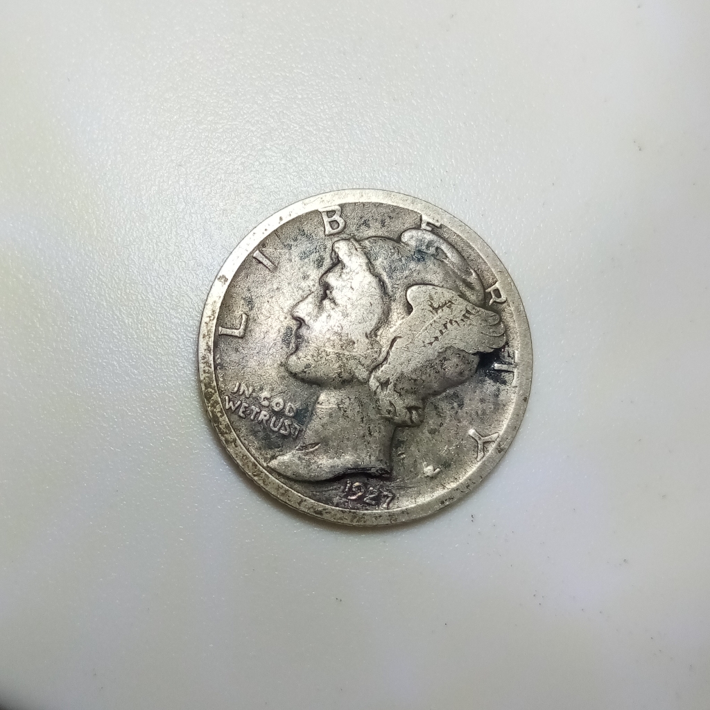 Vintage Silver Mercury Dime Coin